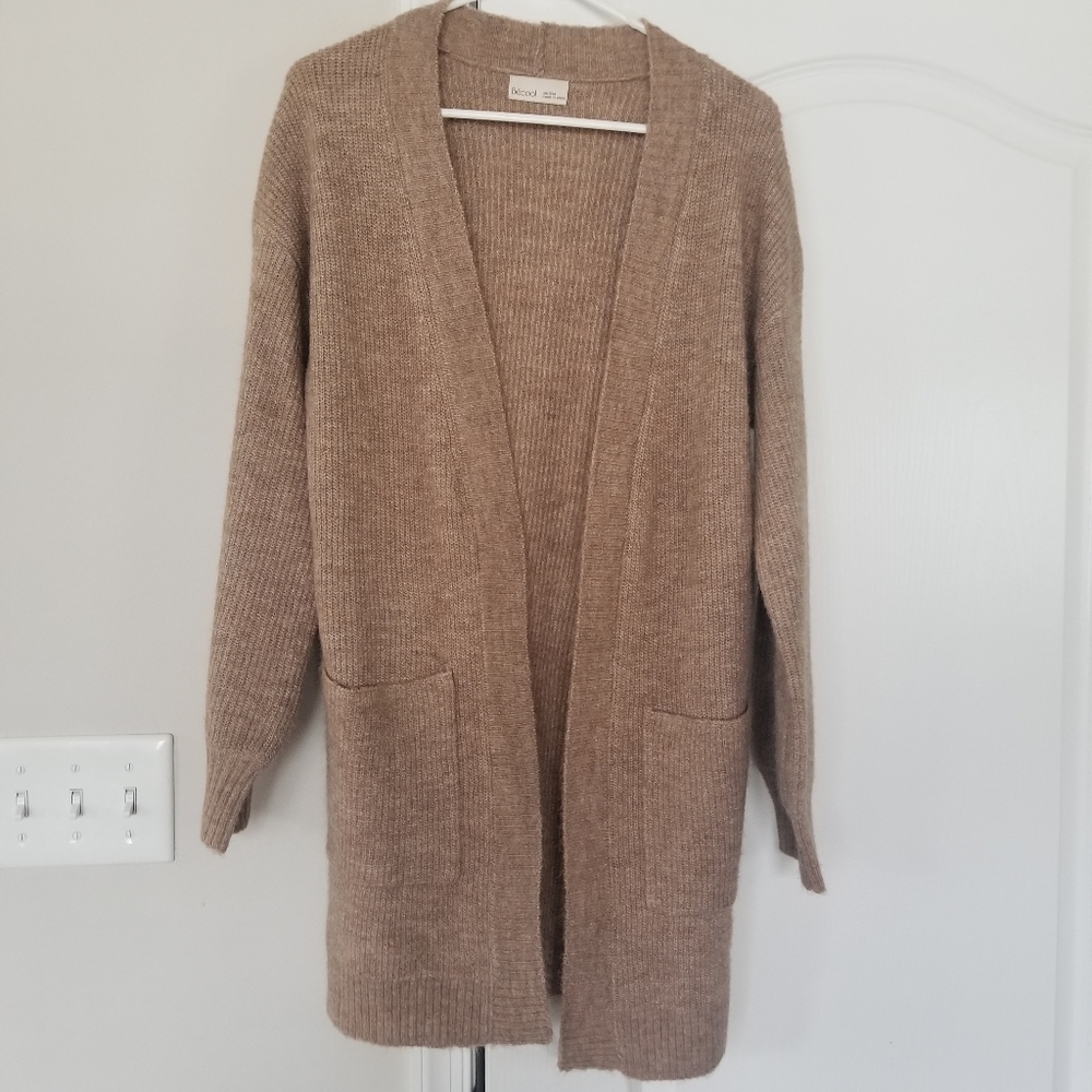 Camel colored cardigan